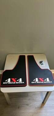 KEYOOG 4X4 Off Road Mania Universal Mud Flaps Splash Guards - 2 Piece Set